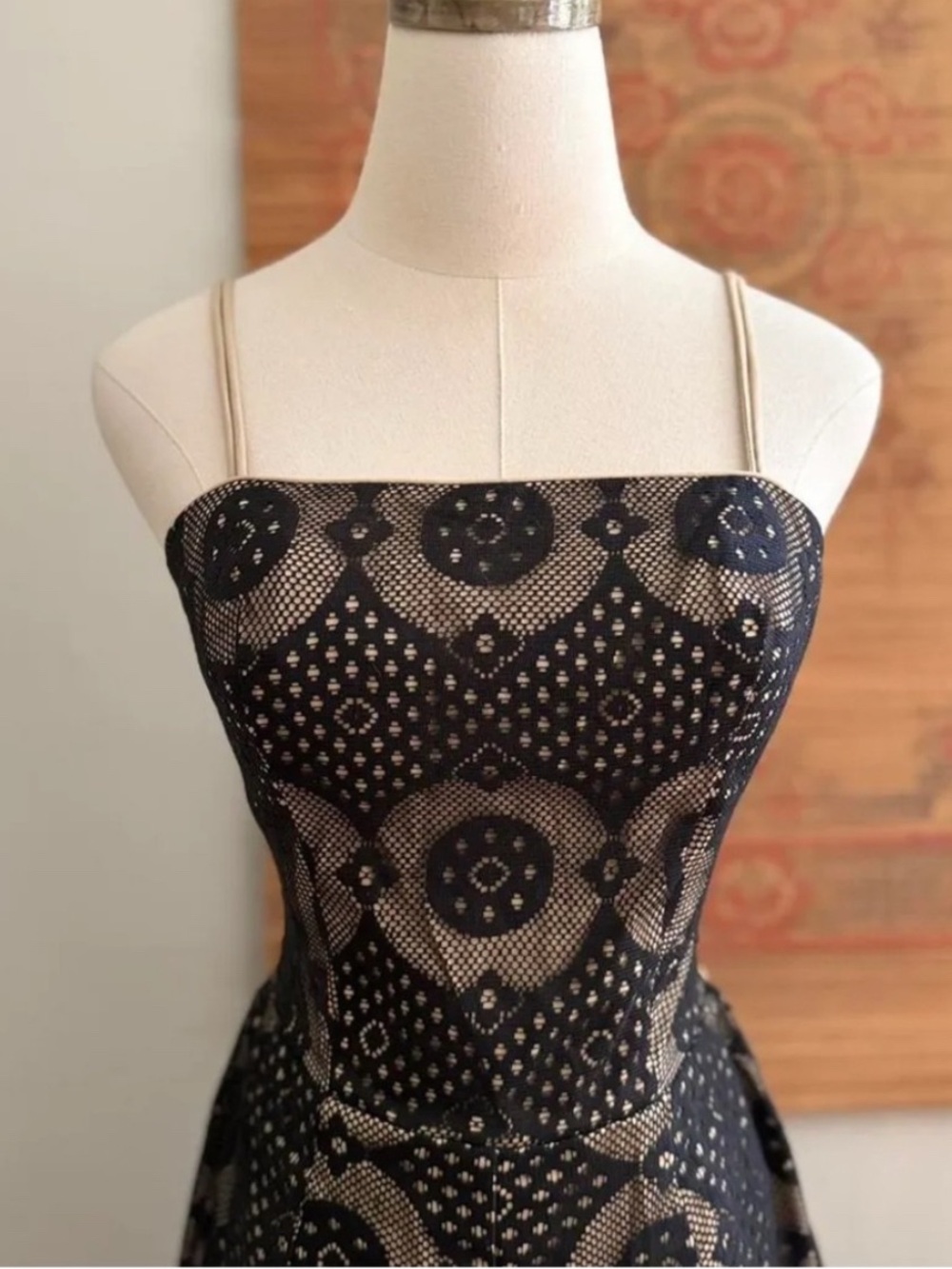Vintage Black Lace Romper - Picture 2 of 7